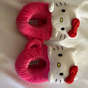 Hello Kitty Pink and White Slippers